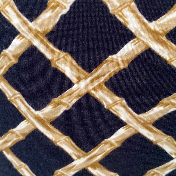 J. McLaughlin Black & Tan Bamboo Trellis Pencil Skirt - 2 - Picture 7 of 10